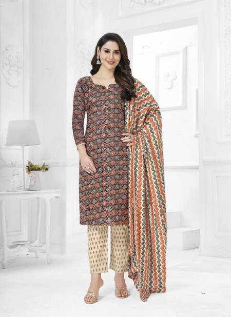 Pransee Vol 1 Ready Made Printed Cotton Dress
